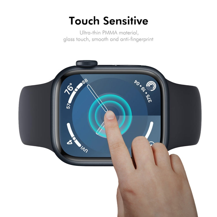 For Apple Watch Series 10 46mm ENKAY 3D Full Coverage Soft PC Edge PMMA HD Screen Film - Screen Protector by ENKAY | Online Shopping South Africa | PMC TechLife | Buy Now Pay Later Mobicred