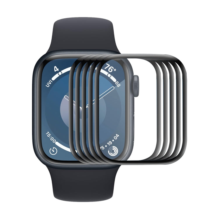 For Apple Watch Series 10 42mm 5pcs ENKAY 3D Full Coverage Soft PC Edge PMMA HD Screen Film - Screen Protector by ENKAY | Online Shopping South Africa | PMC TechLife | Buy Now Pay Later Mobicred