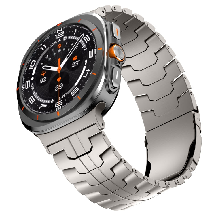 For Samsung Galaxy Watch Ultra 47mm Titanium Alloy Metal Watch Band(Titanium Color) - free shipping - PMC TechLife - Order now!