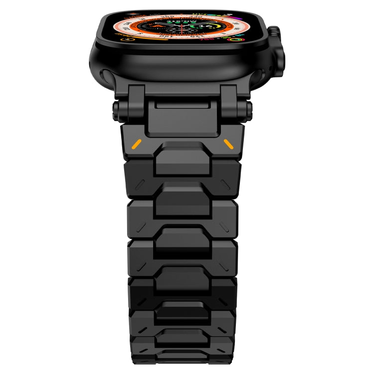 For Apple Watch SE 2023 44mm Pathfinder Stainless Steel Metal Watch Band(Black) - free shipping - PMC TechLife - Order now!
