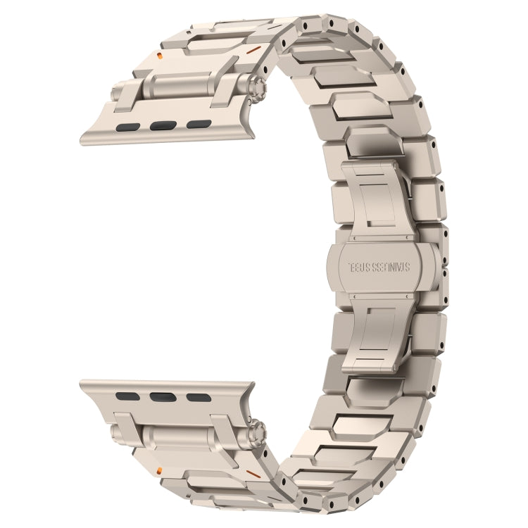 For Apple Watch Series 9 45mm Pathfinder Stainless Steel Metal Watch Band(Titanium Color) - free shipping - PMC TechLife - Order now!