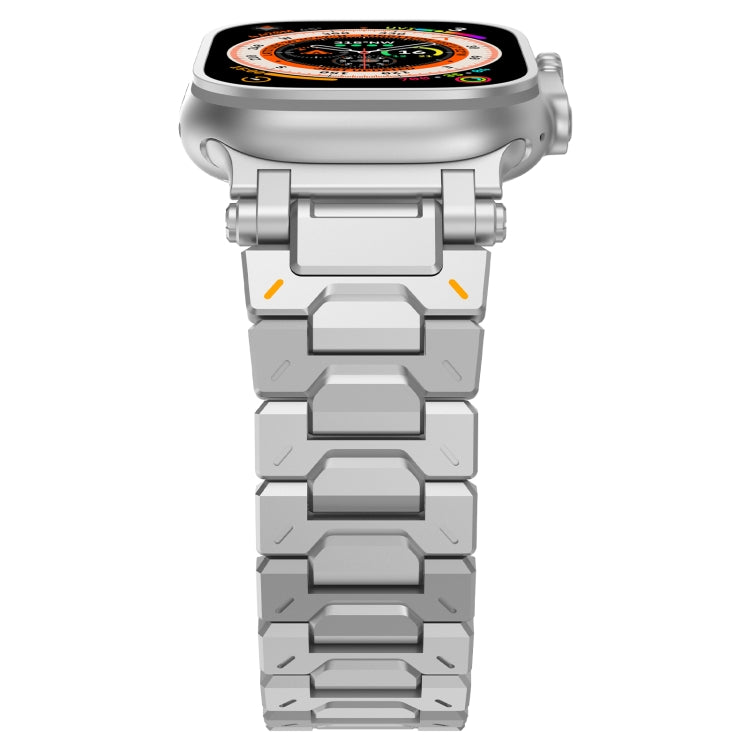 For Apple Watch SE 2022 44mm Pathfinder Stainless Steel Metal Watch Band(Silver) - free shipping - PMC TechLife - Order now!