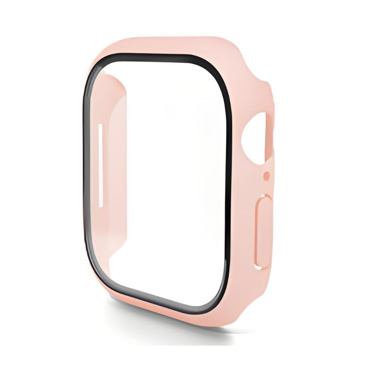For Apple Watch Series 10 46mm ENKAY Hat-Prince PC Tempered Glass Film Integrated Watch Case(Pink) - free shipping - PMc TechLife - Order now!