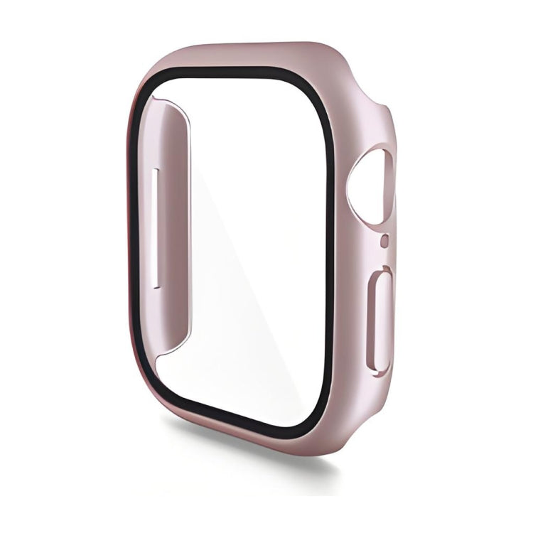 For Apple Watch Series 10 42mm ENKAY Hat-Prince PC Tempered Glass Film Integrated Watch Case(Rose Gold) - free shipping - PMc TechLife - Order now!