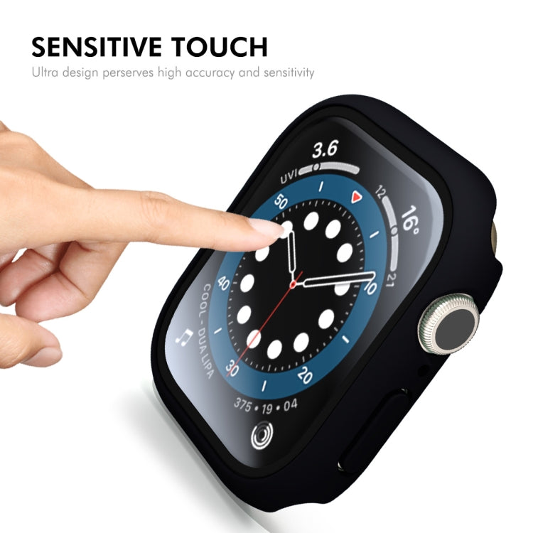 For Apple Watch Series 10 46mm ENKAY Hat-Prince PC Tempered Glass Film Integrated Watch Case(Black) - free shipping - PMc TechLife - Order now!