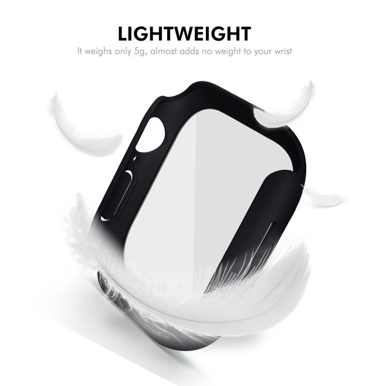 For Apple Watch Series 10 42mm ENKAY Hat-Prince PC Tempered Glass Film Integrated Watch Case(Rose Gold) - free shipping - PMc TechLife - Order now!