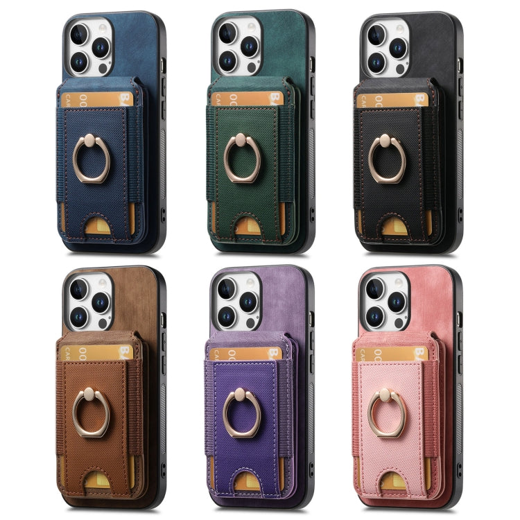 For iPhone 16e Retro Splitable Magnetic Stand Card Bag Leather Phone Case(Black) - iPhone 16e Cases by PMC TechLife | Online Shopping South Africa | PMC TechLife | Buy Now Pay Later Mobicred