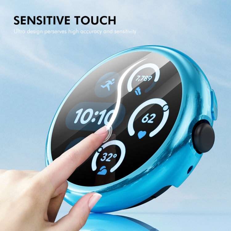 For Google Pixel Watch 3 41mm ENKAY Hat-Prince Full Coverage Electroplated Soft TPU Case with Screen Protection(Gun Color) - free shipping - PMc TechLife - Order now!