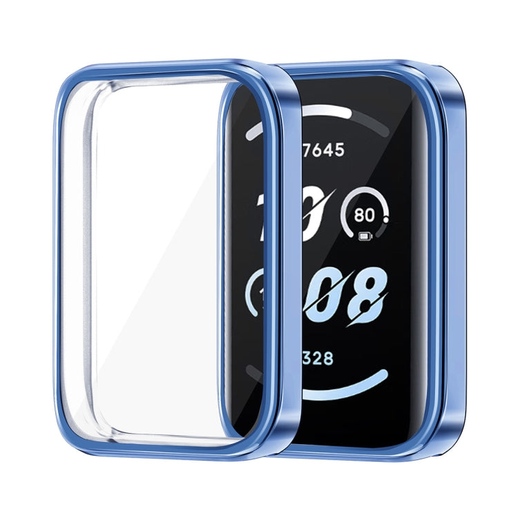 For Honor Band 9 ENKAY Hat-Prince Full Coverage Electroplated Soft TPU Case with Screen Protection(Navy Blue) - free shipping - PMc TechLife - Order now!