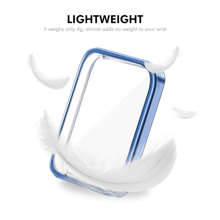 For Honor Band 9 ENKAY Hat-Prince Full Coverage Electroplated Soft TPU Case with Screen Protection(Navy Blue) - free shipping - PMc TechLife - Order now!