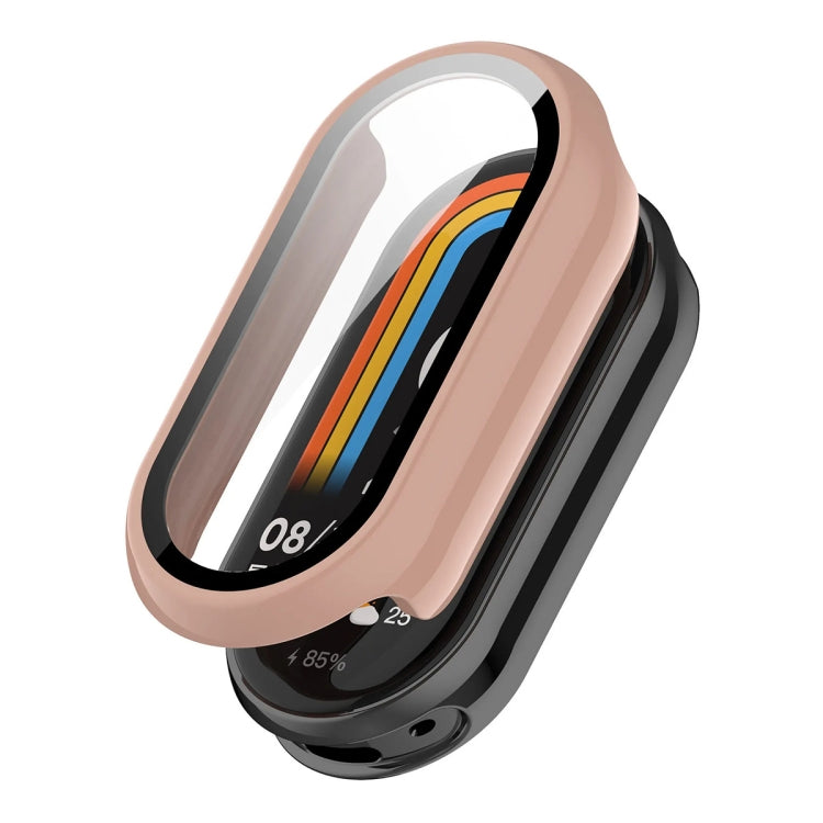 For Xiaomi Smart Band 9 / 9 NFC ENKAY Hat-Prince PC Frame Watch Protective Case with Tempered Film(Pink) - free shipping - PMc TechLife - Order now!