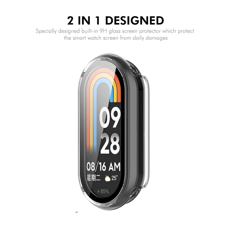 For Xiaomi Smart Band 9 / 9 NFC ENKAY Hat-Prince PC Frame Watch Protective Case with Tempered Film(Pink) - free shipping - PMc TechLife - Order now!