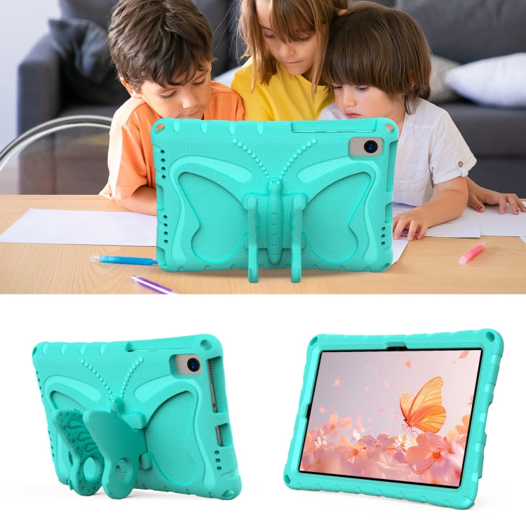 For Lenovo Tab K10 TB-X6C6F 10.3 Butterfly Bracket EVA Shockproof Tablet Case(Mint Green) - Lenovo by PMC TechLife | Online Shopping South Africa | PMC TechLife | Buy Now Pay Later Mobicred