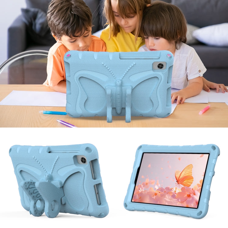 For Lenovo Tan M8 Gen4 8.0 2023 Butterfly Bracket EVA Shockproof Tablet Case(Light Blue) - Lenovo by PMC TechLife | Online Shopping South Africa | PMC TechLife | Buy Now Pay Later Mobicred
