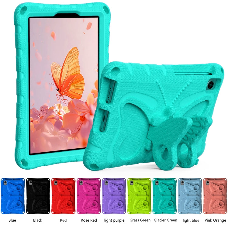 For Lenovo Tan M8 Gen4 8.0 2023 Butterfly Bracket EVA Shockproof Tablet Case(Mint Green) - Lenovo by PMC TechLife | Online Shopping South Africa | PMC TechLife | Buy Now Pay Later Mobicred