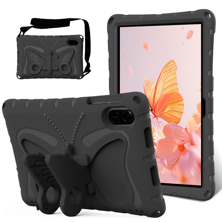 For Honor Pad X9 Butterfly Bracket EVA Shockproof Tablet Case(Black) - Honor by PMC TechLife | Online Shopping South Africa | PMC TechLife | Buy Now Pay Later Mobicred