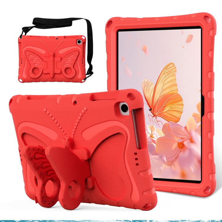 For Honor Pad X8 / X8 Lite 10.1 Butterfly Bracket EVA Shockproof Tablet Case(Red) - Honor by PMC TechLife | Online Shopping South Africa | PMC TechLife | Buy Now Pay Later Mobicred