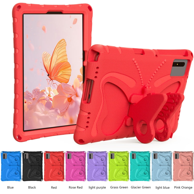 For Huawei MatePad SE 11 2024 Butterfly Bracket EVA Shockproof Tablet Case(Red) - Huawei by PMC TechLife | Online Shopping South Africa | PMC TechLife | Buy Now Pay Later Mobicred