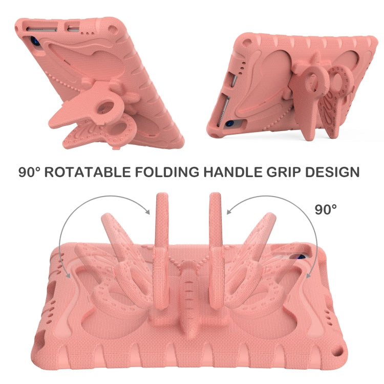 For Huawei MatePad 10.4 Butterfly Bracket EVA Shockproof Tablet Case(Pink Orange) - Huawei by PMC TechLife | Online Shopping South Africa | PMC TechLife | Buy Now Pay Later Mobicred