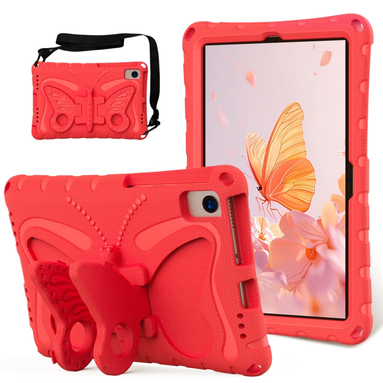 For Huawei MatePad 10.4 Butterfly Bracket EVA Shockproof Tablet Case(Red) - Huawei by PMC TechLife | Online Shopping South Africa | PMC TechLife | Buy Now Pay Later Mobicred