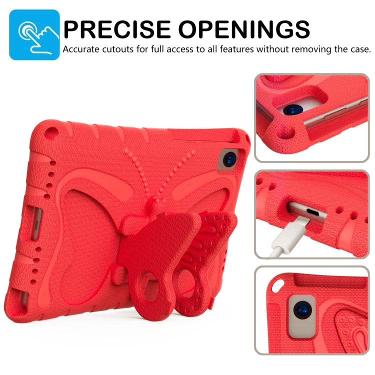 For Huawei MatePad 10.4 Butterfly Bracket EVA Shockproof Tablet Case(Red) - Huawei by PMC TechLife | Online Shopping South Africa | PMC TechLife | Buy Now Pay Later Mobicred