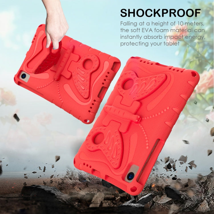 For Huawei MatePad 10.4 Butterfly Bracket EVA Shockproof Tablet Case(Red) - Huawei by PMC TechLife | Online Shopping South Africa | PMC TechLife | Buy Now Pay Later Mobicred