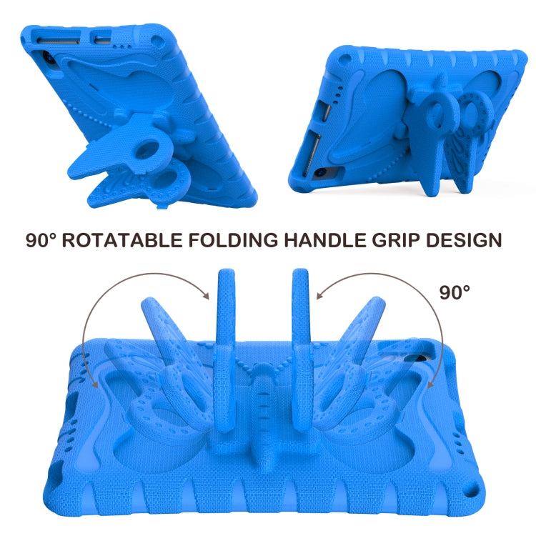 For Huawei MatePad 10.4 Butterfly Bracket EVA Shockproof Tablet Case(Blue) - free shipping - PMC TechLife - Order now!