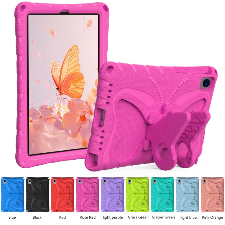 For Huawei MatePad SE 10.4 Butterfly Bracket EVA Shockproof Tablet Case(Rose Red) - Huawei by PMC TechLife | Online Shopping South Africa | PMC TechLife | Buy Now Pay Later Mobicred