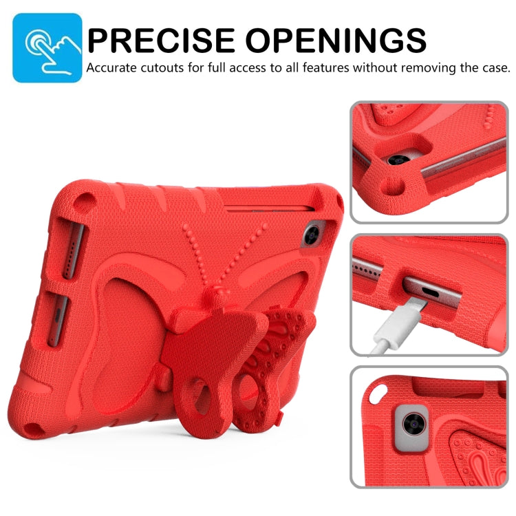For Huawei MatePad T8 8.0 2020 Butterfly Bracket EVA Shockproof Tablet Case(Red) - Huawei by PMC TechLife | Online Shopping South Africa | PMC TechLife | Buy Now Pay Later Mobicred