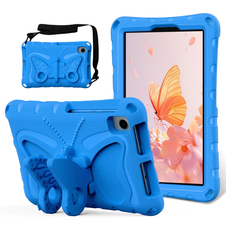 For Huawei MatePad T8 8.0 2020 Butterfly Bracket EVA Shockproof Tablet Case(Blue) - Huawei by PMC TechLife | Online Shopping South Africa | PMC TechLife | Buy Now Pay Later Mobicred
