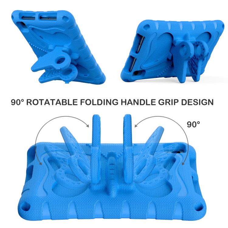 For Huawei MatePad T8 8.0 2020 Butterfly Bracket EVA Shockproof Tablet Case(Blue) - Huawei by PMC TechLife | Online Shopping South Africa | PMC TechLife | Buy Now Pay Later Mobicred