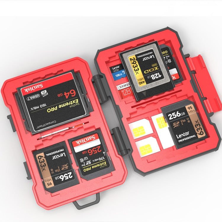 Desiontal SD / TF / XQD / CF / SIM / TF Storage Card Memory Card Organizer Outdoor Portable Waterproof Box - Card Case by PMC TechLife | Online Shopping South Africa | PMC TechLife | Buy Now Pay Later Mobicred