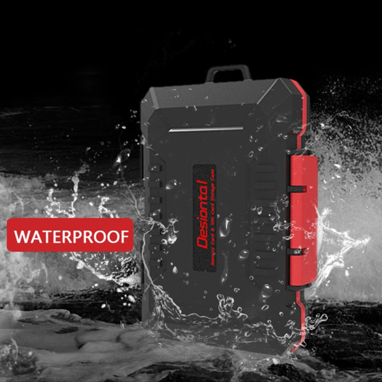 Desiontal SD / TF / XQD / CF / SIM / TF Storage Card Memory Card Organizer Outdoor Portable Waterproof Box - Card Case by PMC TechLife | Online Shopping South Africa | PMC TechLife | Buy Now Pay Later Mobicred