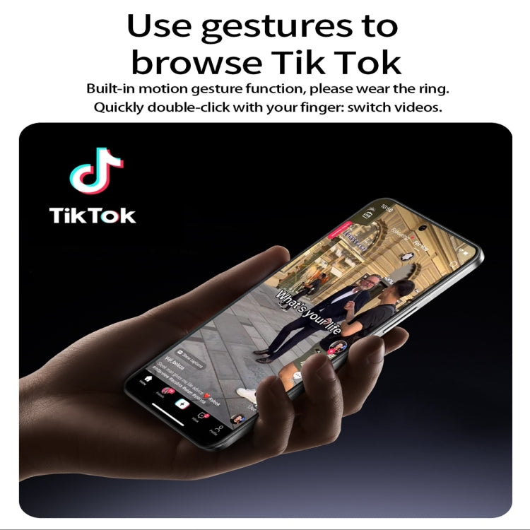 R9 SIZE 11 Smart Ring, Support Health Monitoring / Gesture Control / Somatosensory Games(Silver) - Smart Rings / Smart Telephones by PMC TechLife | Online Shopping South Africa | PMC TechLife | Buy Now Pay Later Mobicred