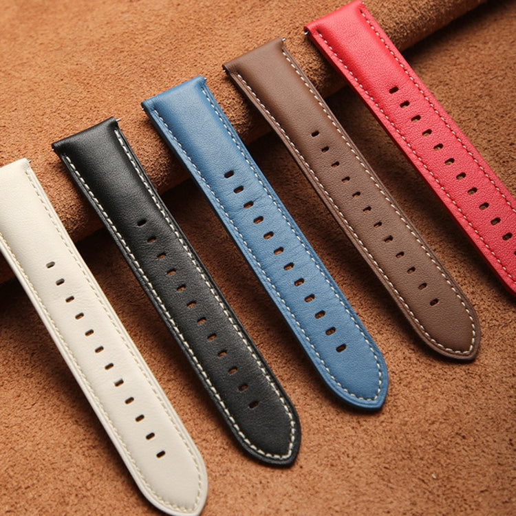 For Huawei Watch GT 5 Pro 46mm Silver Buckle Genuine Leather Watch Band(Gray) - free shipping - PMC TechLife - Order now!