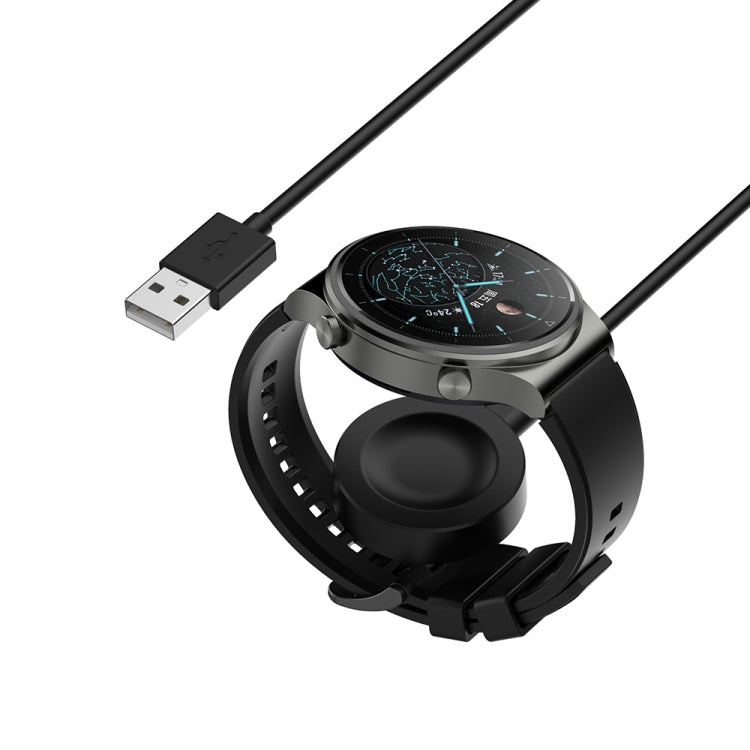 For Huawei Watch GT5 41mm USB Interface Split Type Smart Watch Charging Cable, Length: 1m(Black) - Charger by PMC TechLife | Online Shopping South Africa | PMC TechLife | Buy Now Pay Later Mobicred