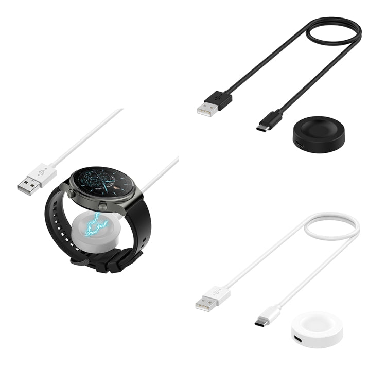 For Huawei Watch GT5 Pro 42mm USB Interface Split Type Smart Watch Charging Cable, Length: 1m(White) - free shipping - PMC TechLife - Order now!