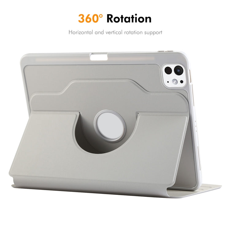 For iPad Pro 13 2024 ENKAY 360 Rotation TPU Leather Smart Tablet Case with Pen Slot(Light Blue) - free shipping - PMc TechLife - Order now!