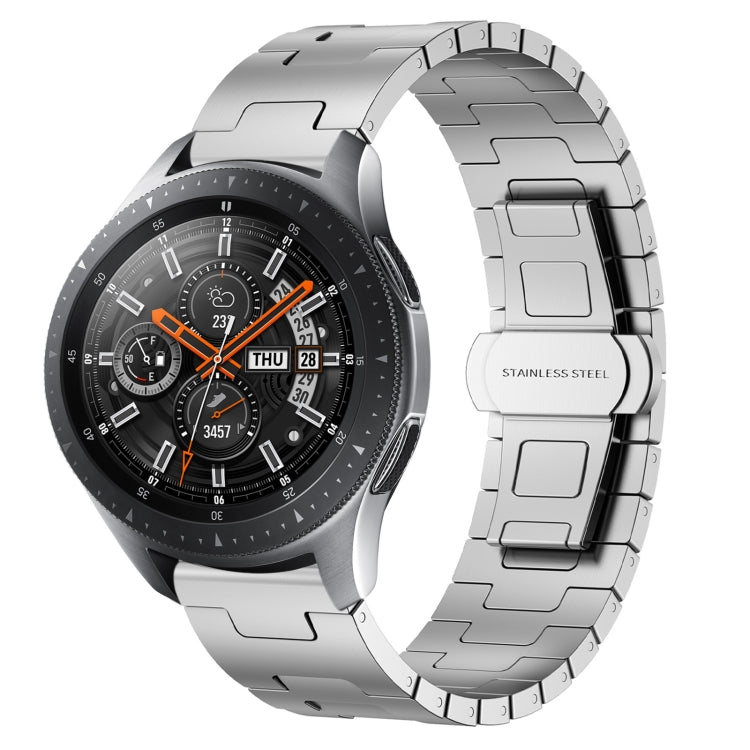 For Samsung Galaxy Watch 46mm Titanium Alloy 22mm Metal Watch Band(Silver) - free shipping - PMc TechLife - Order now!