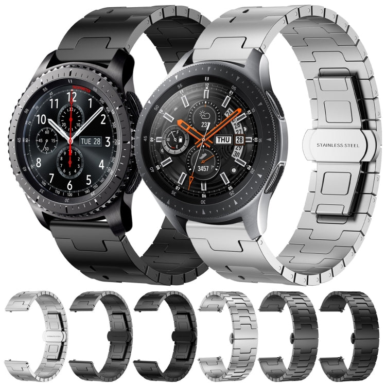 For Samsung Galaxy Gear S3 Classic Titanium Alloy 22mm Metal Watch Band(Silver) - free shipping - PMc TechLife - Order now!