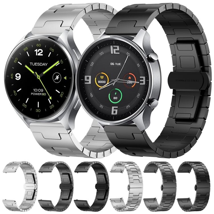 For Xiaomi Watch S1 Active Titanium Alloy 22mm Metal Watch Band(Silver) - free shipping - PMc TechLife - Order now!