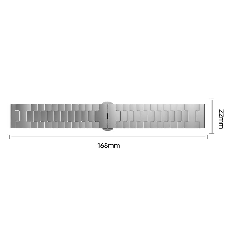 For Xiaomi Watch S1 Active Titanium Alloy 22mm Metal Watch Band(Silver) - free shipping - PMc TechLife - Order now!