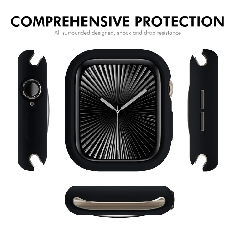 For Apple Watch Series 10 46mm ENKAY Hat-Prince Candy Color TPU Watch Case(Black) - free shipping - PMc TechLife - Order now!