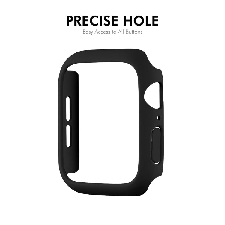 For Apple Watch Series 10 46mm ENKAY Hat-Prince 2 in 1 Solid Color PC Watch Case with Full Coverage PMMA Soft Film(White) - free shipping - PMc TechLife - Order now!