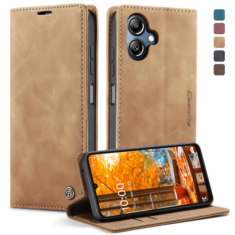For Samsung Galaxy A06 CaseMe 013 Multifunctional Horizontal Flip Leather Phone Case(Brown) - free shipping - PMC Jewellery - Order now!