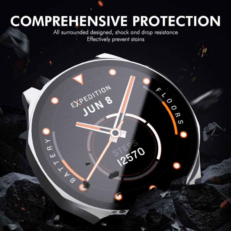 For Huawei Watch GT 5 41mm ENKAY Hat-Prince Tempered Glass Film Integrated PC Watch Case(Silver) - free shipping - PMc TechLife - Order now!