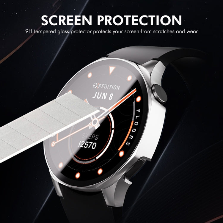 For Huawei Watch GT 5 41mm ENKAY Hat-Prince Tempered Glass Film Integrated PC Watch Case(Silver) - free shipping - PMc TechLife - Order now!