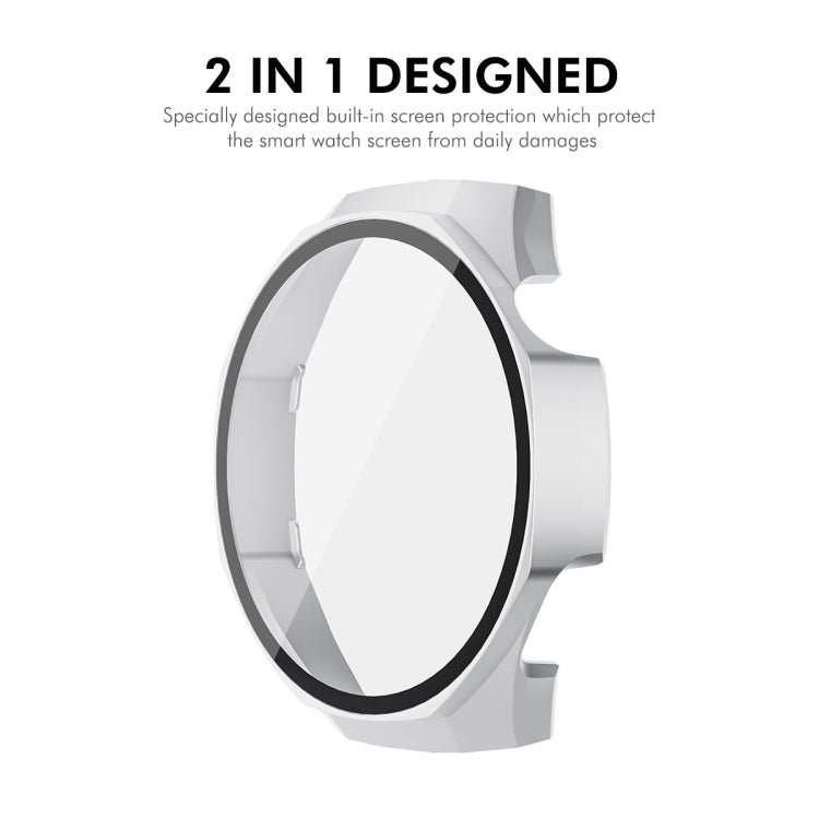 For Huawei Watch GT 5 Pro 46mm ENKAY Hat-Prince Tempered Glass Film Integrated PC Watch Case(White) - free shipping - PMc TechLife - Order now!