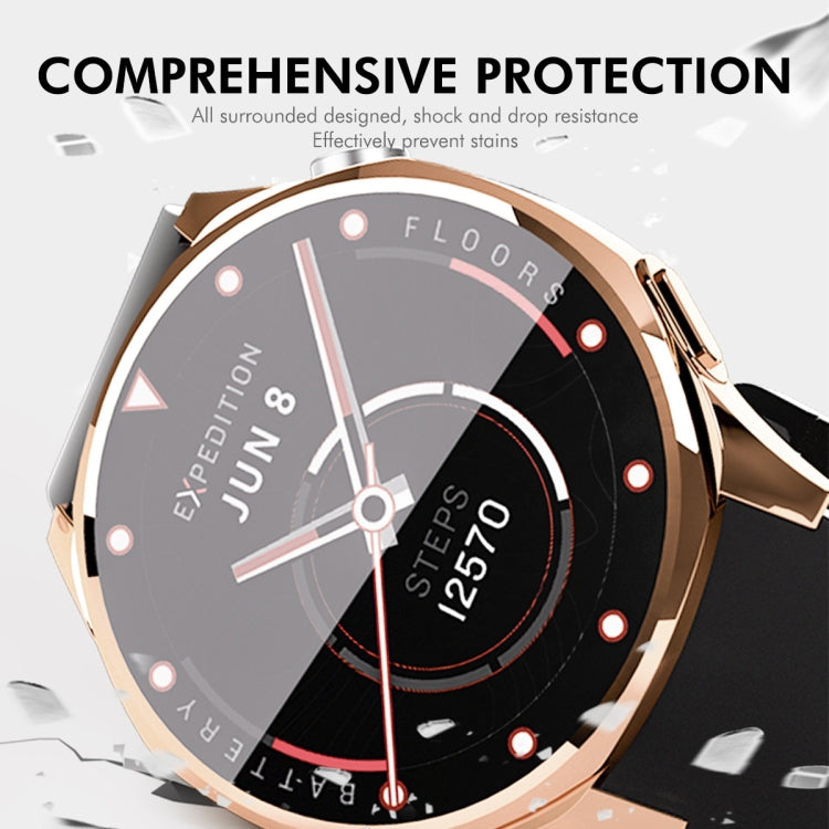 For Huawei Watch GT 5 46mm ENKAY Hat-Prince Electroplated Soft TPU Watch Case with Screen Film(Black) - free shipping - PMc TechLife - Order now!