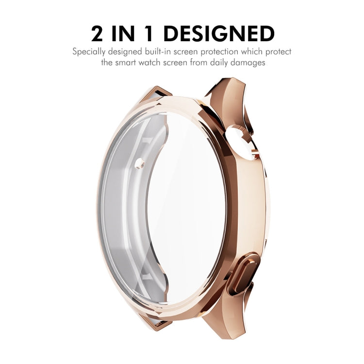 For Huawei Watch GT 5 46mm ENKAY Hat-Prince Electroplated Soft TPU Watch Case with Screen Film(Dark Blue) - free shipping - PMc TechLife - Order now!